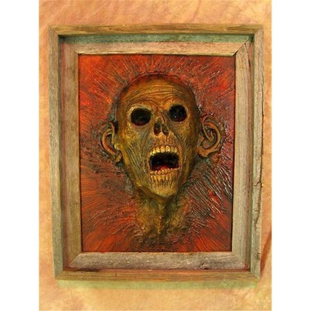 WONDERDESCONCIERTO Framed 3D Life-Size Zombie Head WO1862227